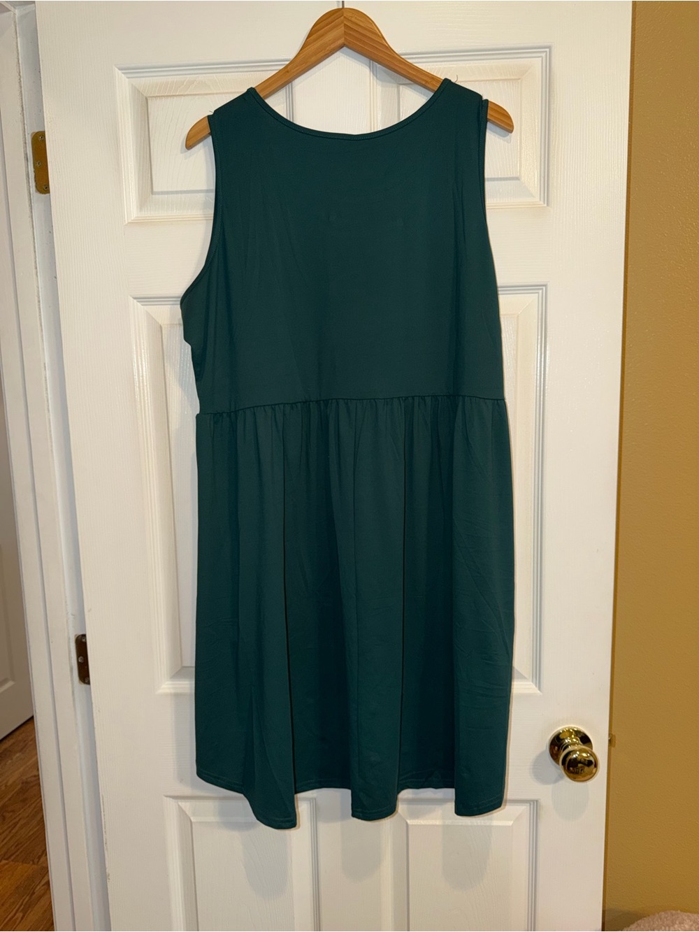 Sleeveless Midi Dress in Deep Teal Size 3X. NWT - Picture 4 of 5